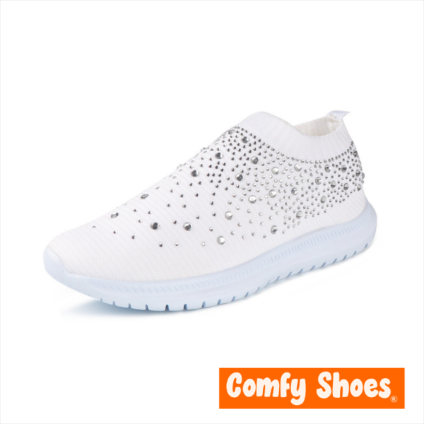 Ultimate Bling Slip-On Zapatillas Mujer White