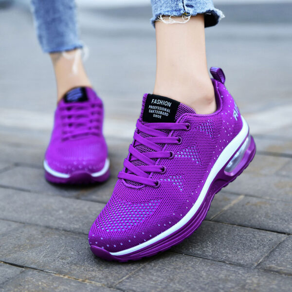 Limited Ladies Spring Sports Sneakers Purple - Image 2