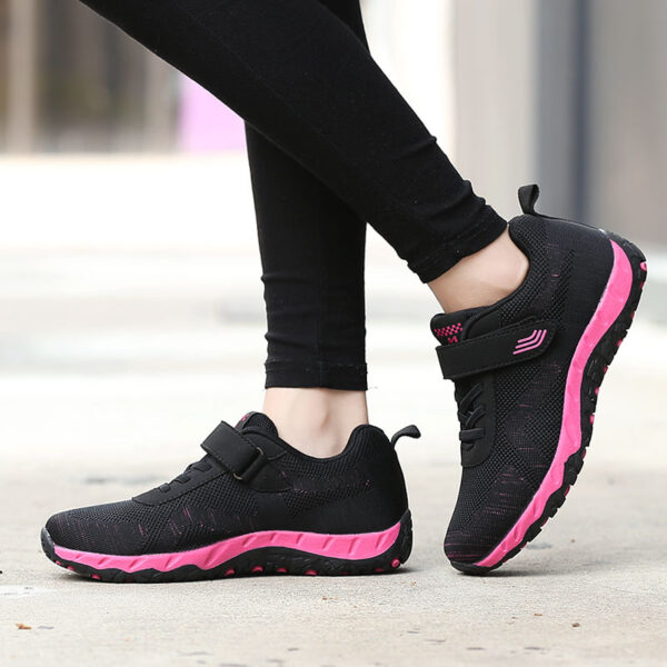 Ultimate Casual Athletic Sneaker Black Pink - Image 2