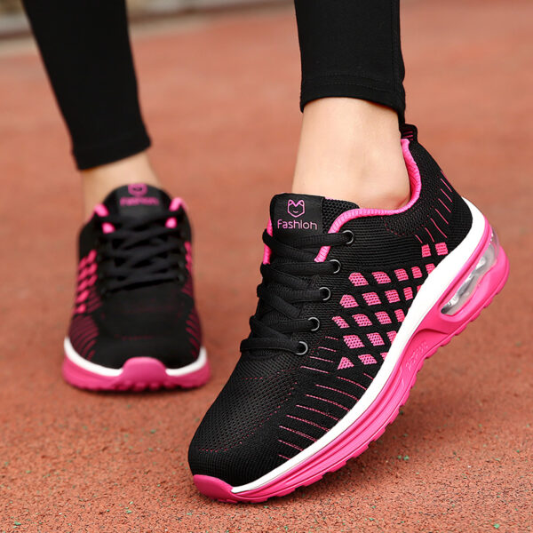 Light Quality Breathable Sport Sneakers Pink - Comfy Shoes