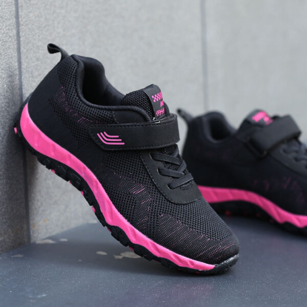 Ultimate Casual Athletic Sneaker Black Pink - Image 3