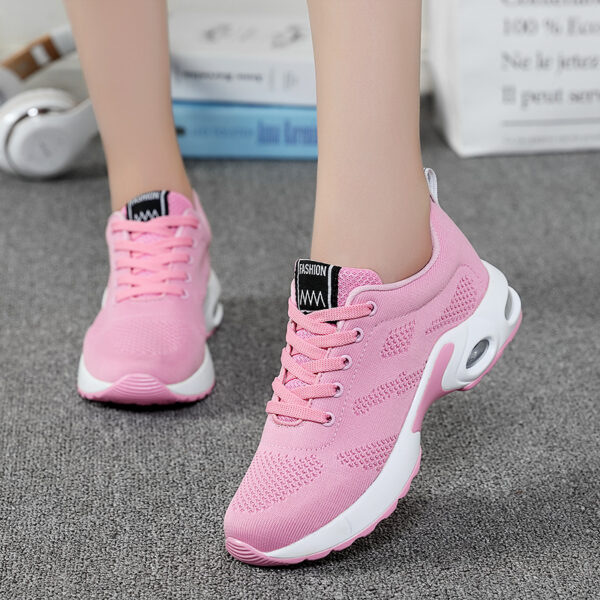 New Ladies Sports Sneakers Pink - Image 2