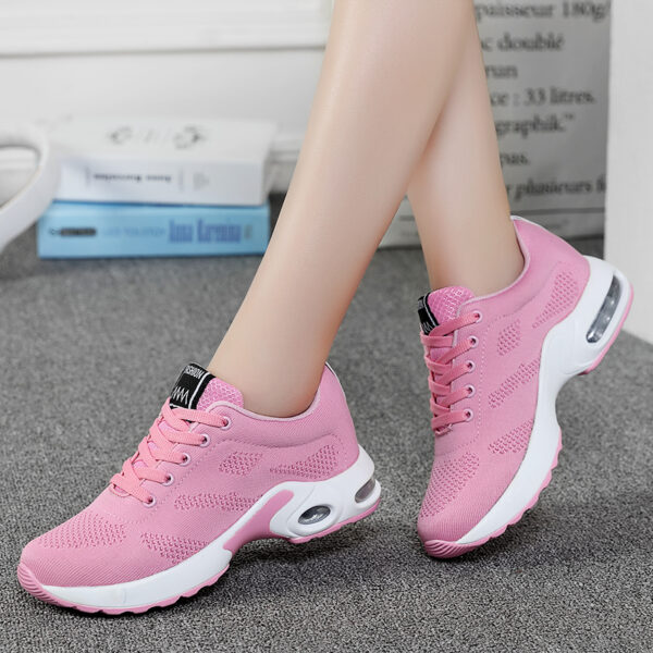 New Ladies Sports Sneakers Pink - Image 3