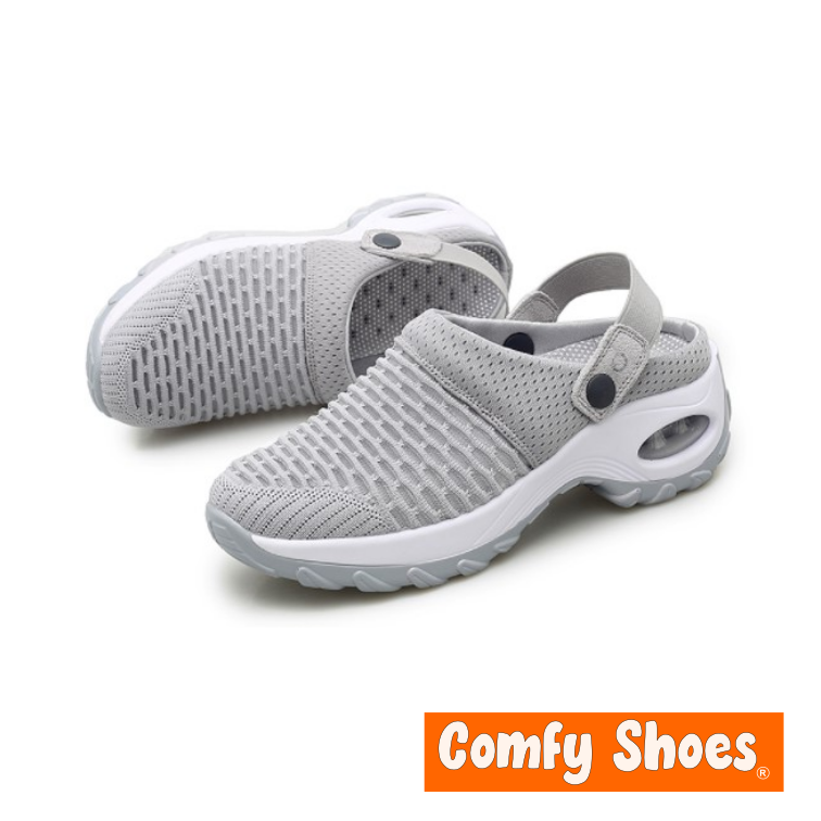 Ultimate Light Comfortable Shoe Grey - Comfy Shoes