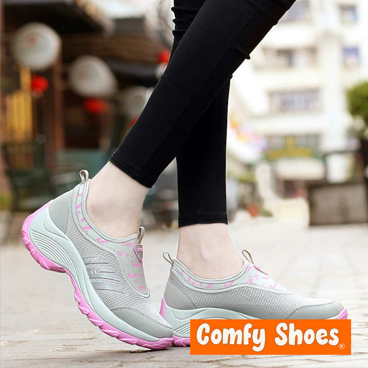 Ultimate Casual Sneakers Athletic Woman Grey - Comfy Shoes