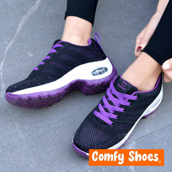 Authentic Fitness Sneakers Gym Trainers Purple