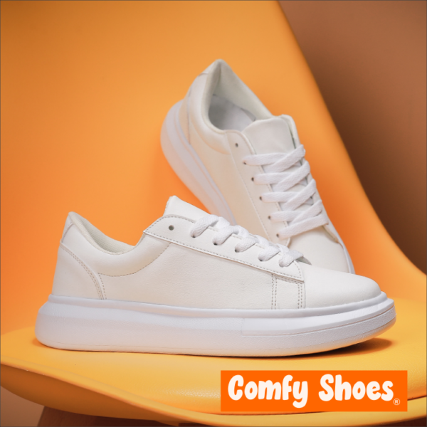 Ladies New Simplistic  Sneaker 237 White