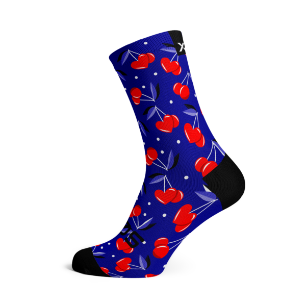 New Ultimate Blue Cherries Socks