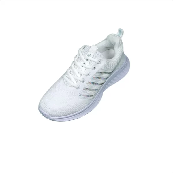 Ladies Sneaker 205 White Exclusive Quality - Image 2