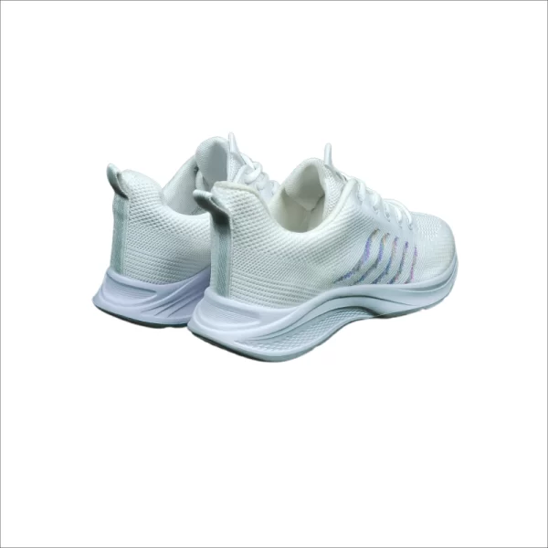 Ladies Sneaker 205 White Exclusive Quality - Image 4