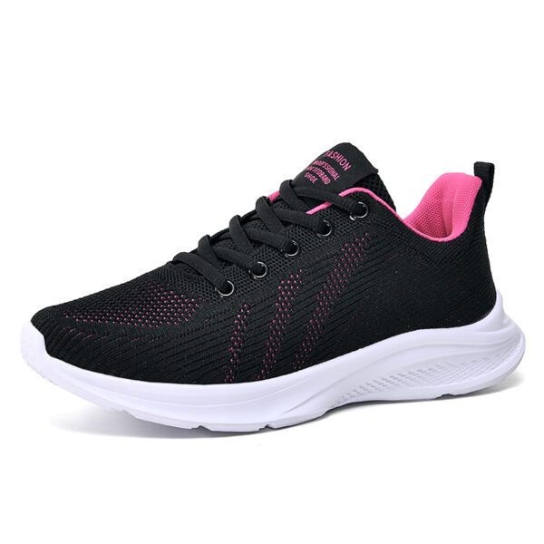 Ladies Luxury Fashion Sneaker Black 526