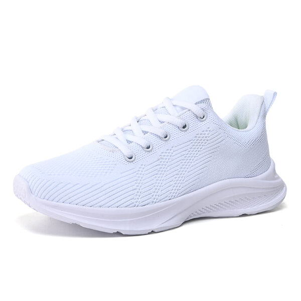 Ladies Simplistic Fashion Sneaker White 526