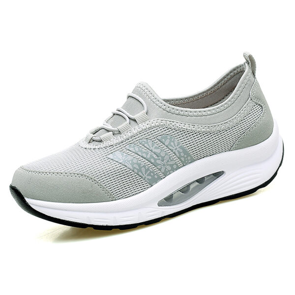 Ladies Simple Fashion Sneaker Grey 166