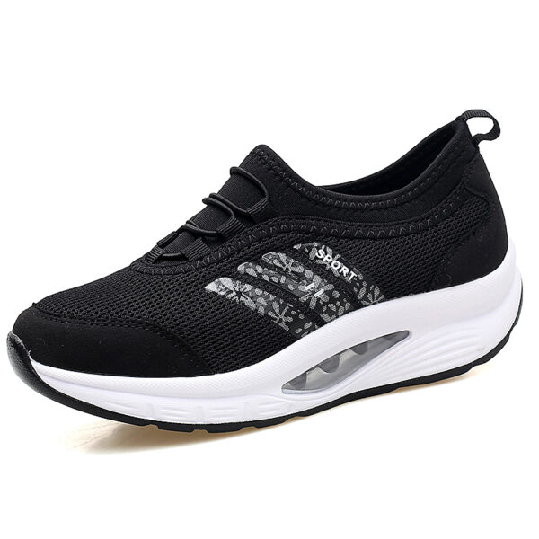 Ladies Simple Fashion Sneaker Black 166