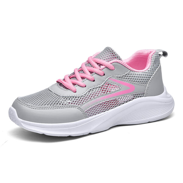 Ladies Luxury Fashion Sneaker Grey 227