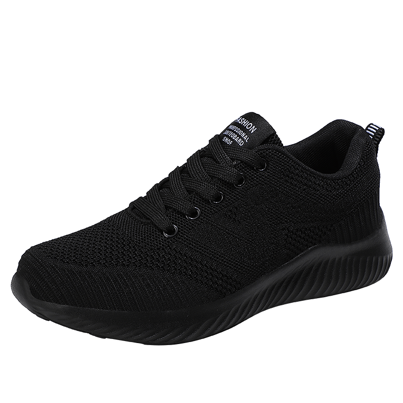 Ladies Exclusive Fashion Sneaker Black 216 - Comfy Shoes