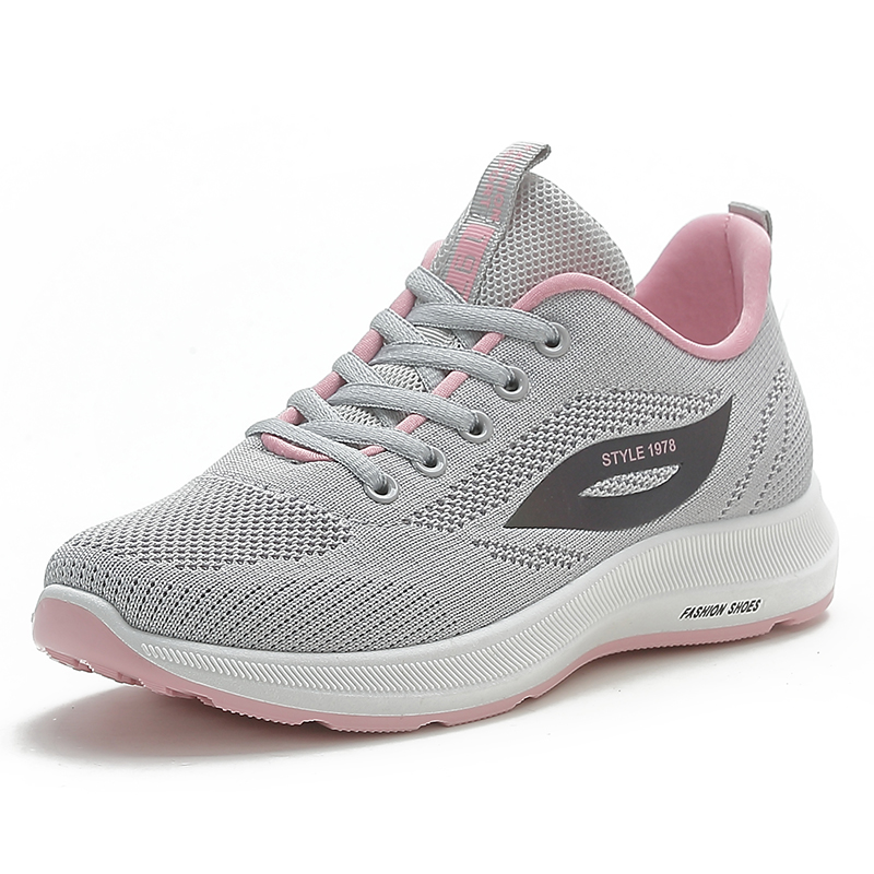 Ladies Exclusive Fashion Sneaker Grey 239 - Comfy Shoes