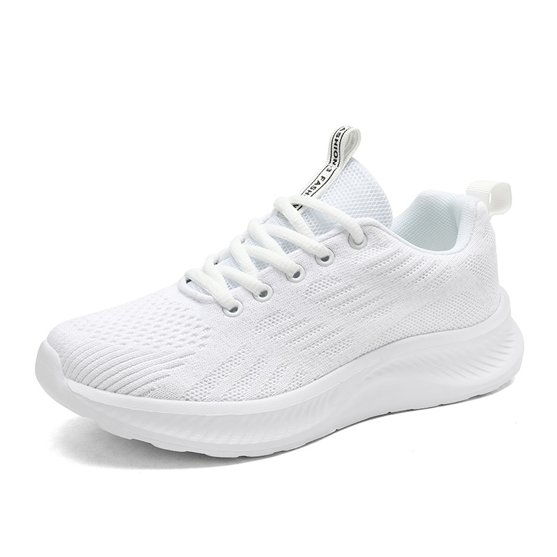 Ladies Sneaker 293 White Exclusive Quality - Comfy Shoes