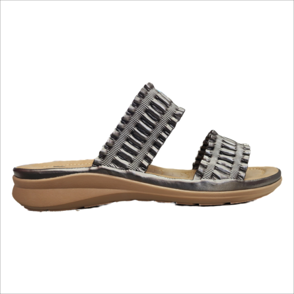 New Pierre Cardin Ladies Sandal Anabelle 4 Pewter