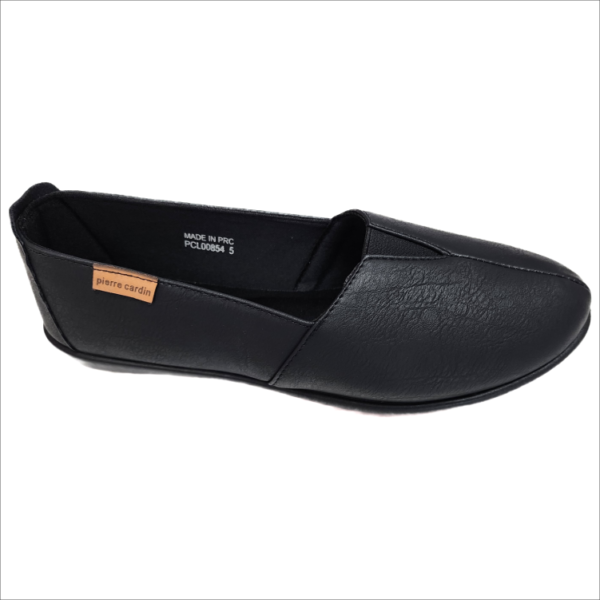 New Pierre Cardin Slip On Black Ladies