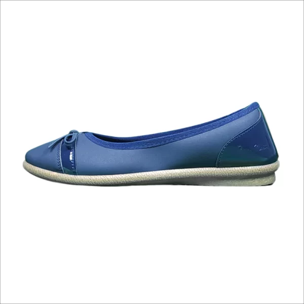 Ladies Louise Navy Slip On - Comfy Shoes