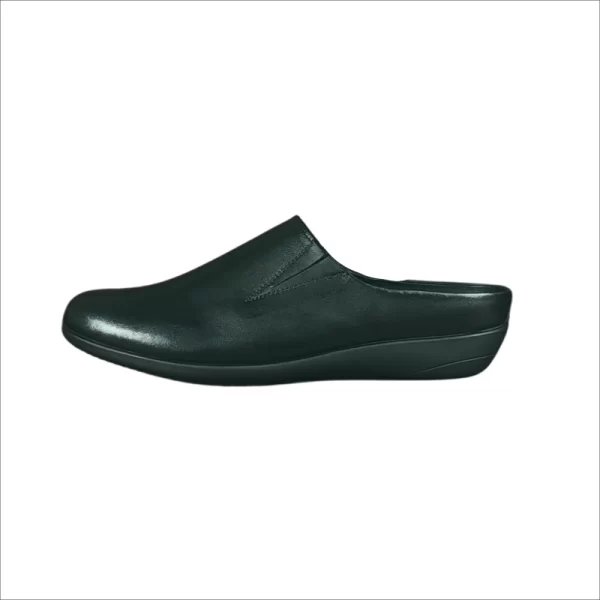 Green Cross New Slip-On Mule with Black