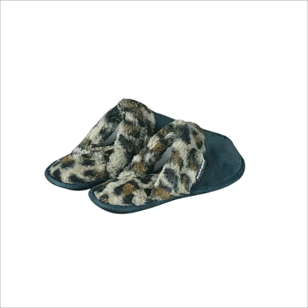 Hush Puppies New LUNARA Black Leopard Slipper - Image 4