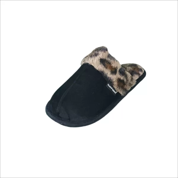 Hush Puppies New LUNARA Black Leopard Slipper - Image 2