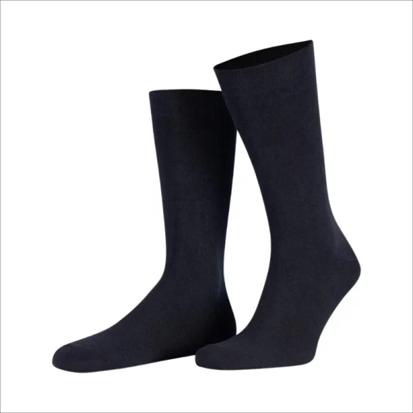 New Falke Navy Anklet - Soft Cotton Socks