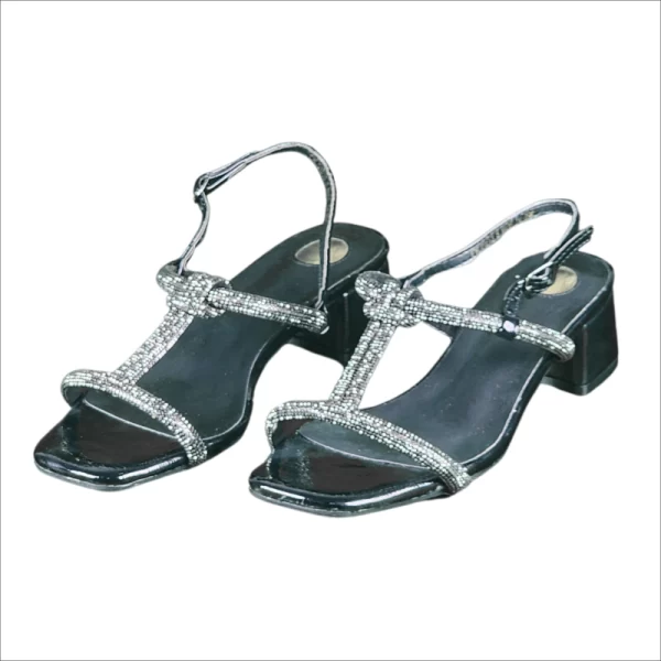 New Ladies Footwork Black Riona Sandal - Image 3