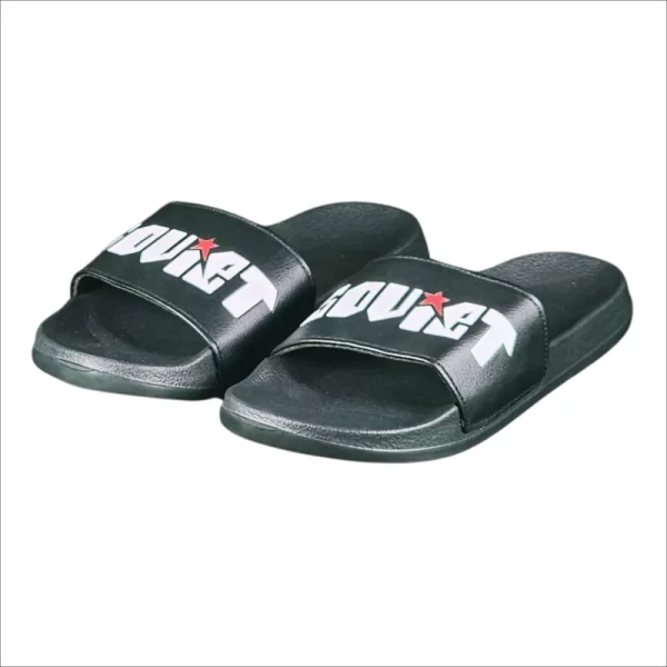 New Mens Soviet Rham Casual Sandal Black/White - Image 3