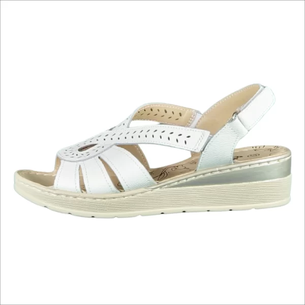 Aeroslops Ladies White Sandals