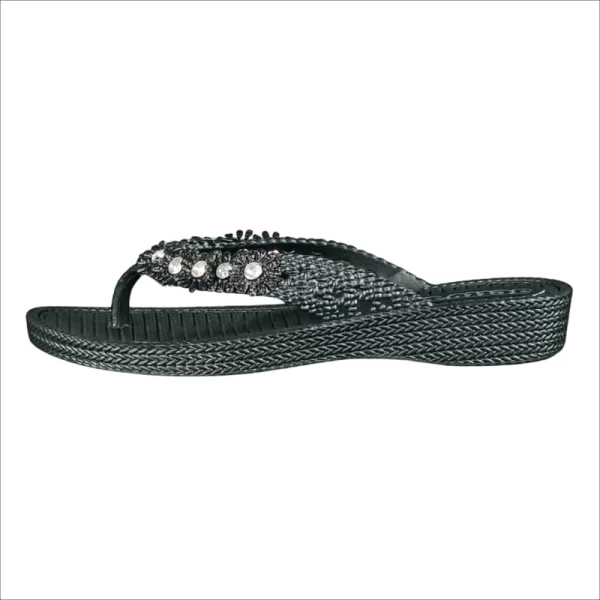 Ladies Jellos Flip Flop Black