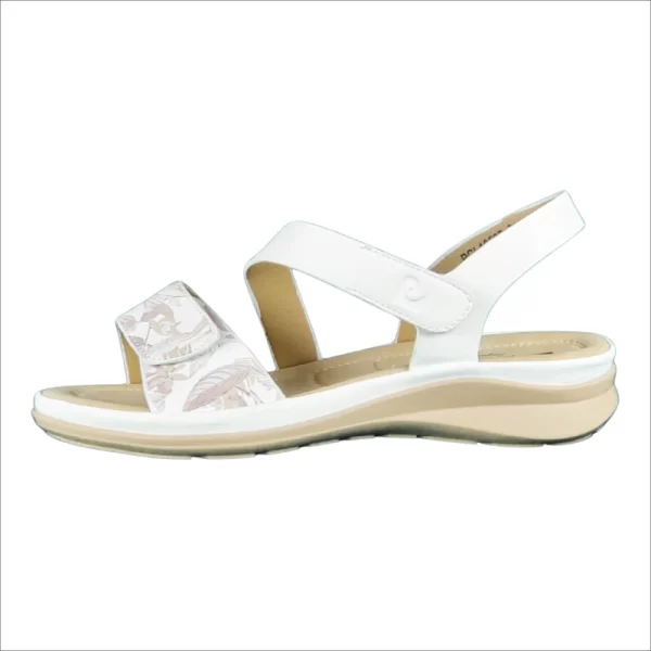 Pierre Cardin  Ladies Flora Sandals White