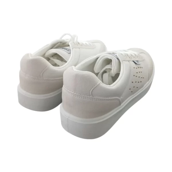 Bata Ladies Tommy Jewel Lace Up Beige - Image 2