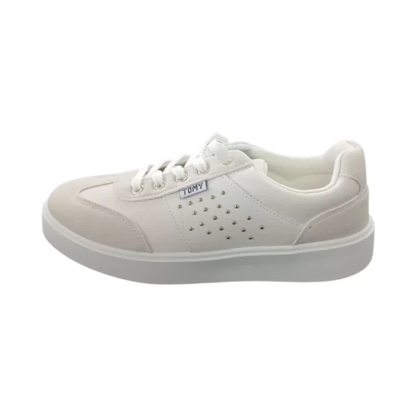 Bata Ladies Tommy Jewel Lace Up Beige
