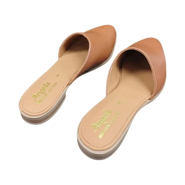 Angels T1006 Ladies Shoe Tan - Image 3
