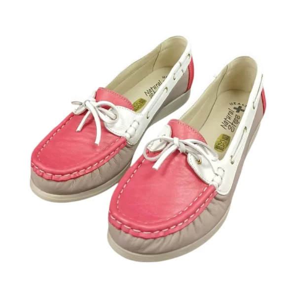 Natural Steps Z9006 Ladies Shoe Sand Coral White - Image 3