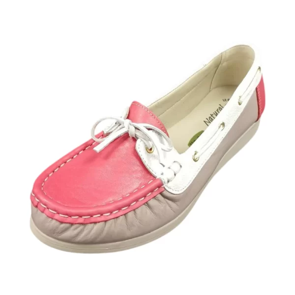 Natural Steps Z9006 Ladies Shoe Sand Coral White - Image 4