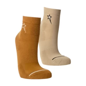 Soviet Wagtail 2 Pack Fashion Socks Tobacco Khaki