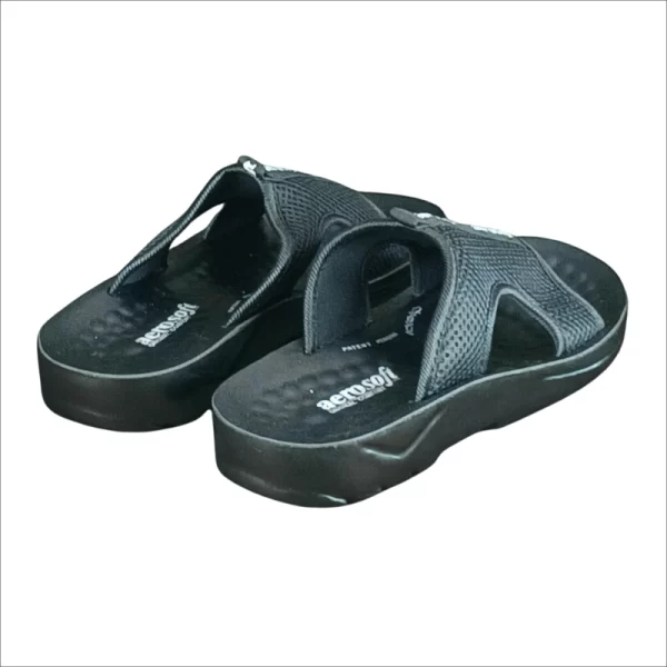 Aerosoft Mens Sandal Black  5103 - Image 4