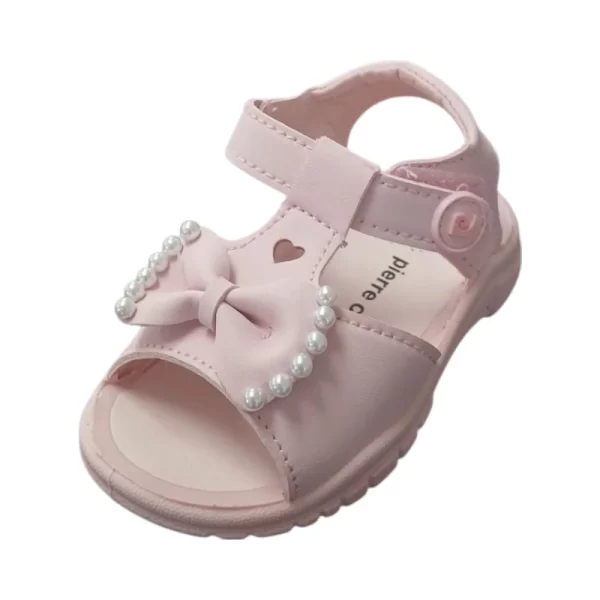 Pierre Cardin Infant Girls Ella Open Sandal Pink - Image 4