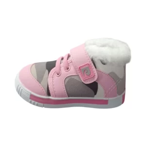 Pierre Cardin Infant Koala Camo Print Hi- Top Pink