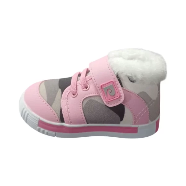 Pierre Cardin Infant Koala Camo Print Hi- Top Pink