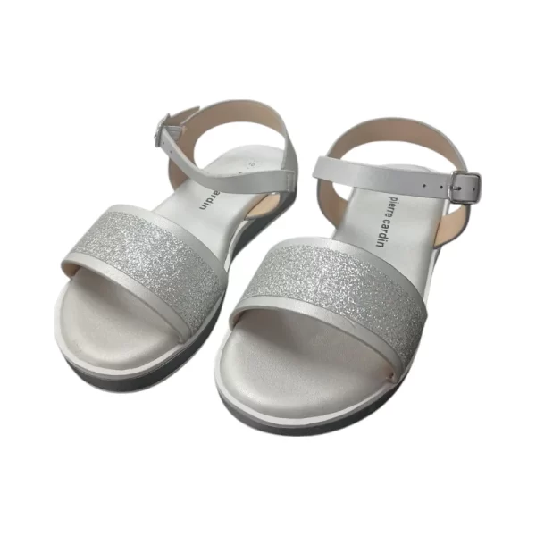 Pierre Cardin Kids Scarlett Girls Open Sandal Gold Silver - Image 3
