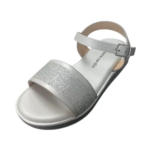 Pierre Cardin Kids Scarlett Girls Open Sandal Gold Silver - Image 4