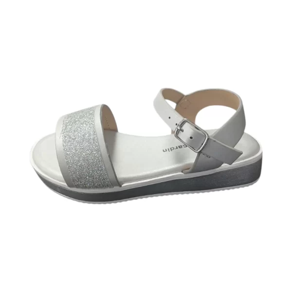Pierre Cardin Kids Scarlett Girls Open Sandal Gold Silver