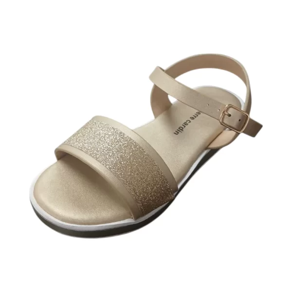 Pierre Cardin Kids Scarlett Girls Open Sandal Gold - Image 4