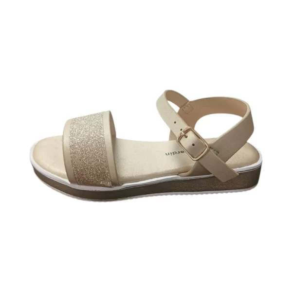 Pierre Cardin Kids Scarlett Girls Open Sandal Gold