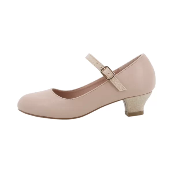 Pierre Cardin Kids Stella Girls Glitter High Heel Pink
